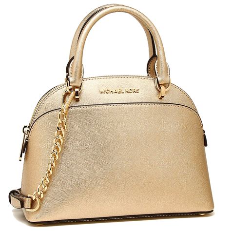 michael kors tan crossbody bag with top handles satchel gold|Michael Kors grayson satchel small.